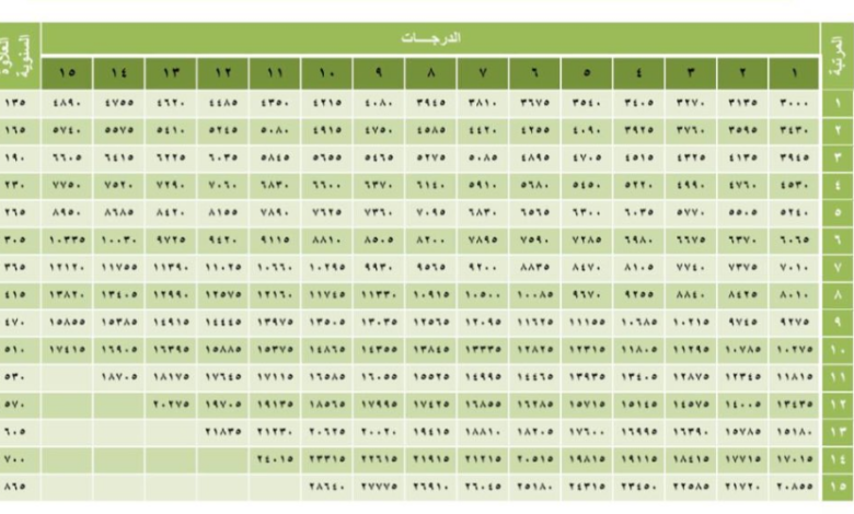 وزارة العمل السعودية تطلق سلم رواتب الموظفين الجديد